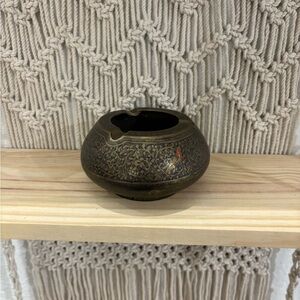 Vintage Brass Ashtray from India
